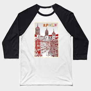 Spain vintage travel tourism 3 Baseball T-Shirt